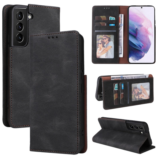 Simple Suction Closure Leather Phone Case