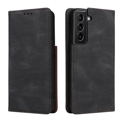 Simple Suction Closure Leather Phone Case