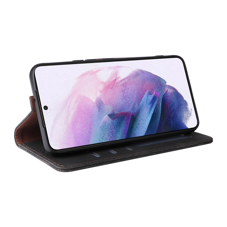 Simple Suction Closure Leather Phone Case