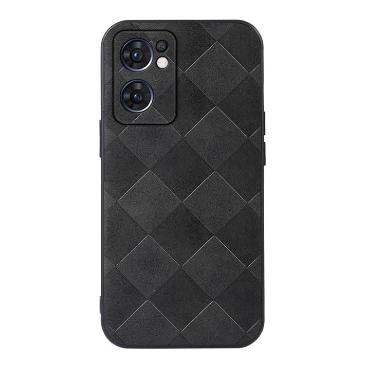 Weave Plaid PU Phone Case