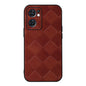 Weave Plaid PU Phone Case