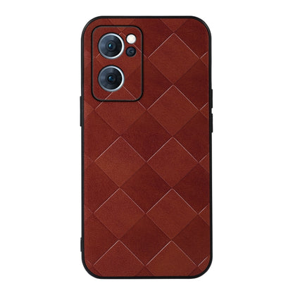 Weave Plaid PU Phone Case