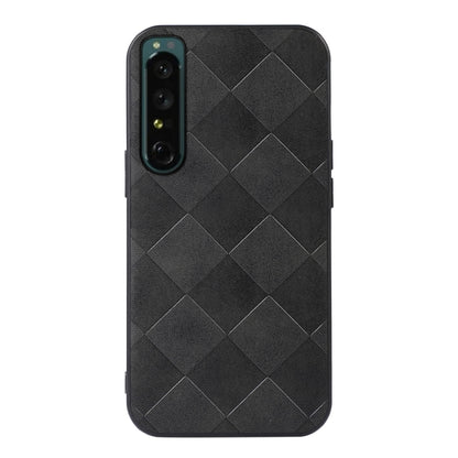 Weave Plaid PU Phone Case