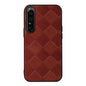 Weave Plaid PU Phone Case