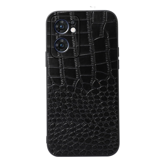 Crocodile Texture Genuine Leather Phone Case, For OPPO Reno7 5G International Version / Find X5 Lite, For OPPO Reno7 5G Chinese Version, For OPPO Reno7 Pro, For Sony Xperia 1 IV