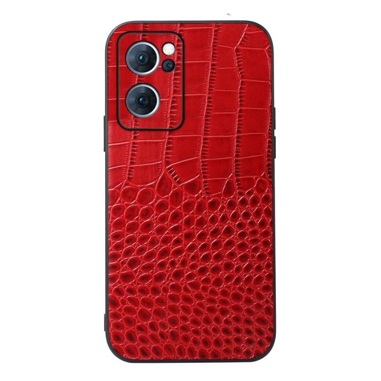 Crocodile Texture Genuine Leather Phone Case