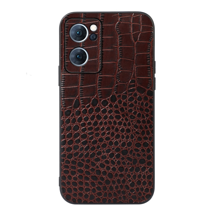 Crocodile Texture Genuine Leather Phone Case