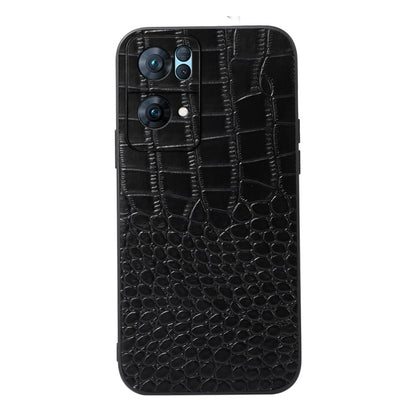 Crocodile Texture Genuine Leather Phone Case, For OPPO Reno7 5G International Version / Find X5 Lite, For OPPO Reno7 5G Chinese Version, For OPPO Reno7 Pro, For Sony Xperia 1 IV