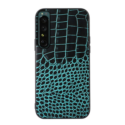 Crocodile Texture Genuine Leather Phone Case