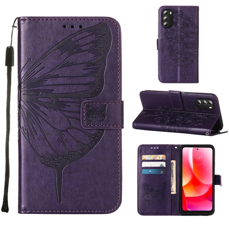 Embossed Butterfly Leather Phone Case, Series 1