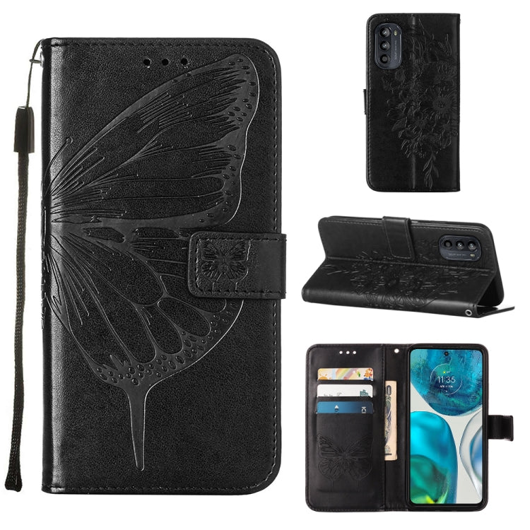 Embossed Butterfly Leather Phone Case, Series 1