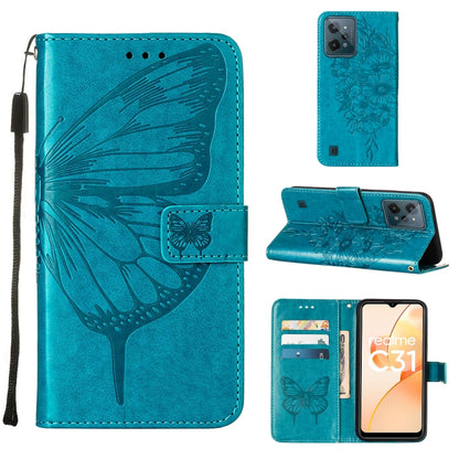 Embossed Butterfly Leather Phone Case, Series 2