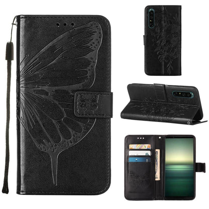 Embossed Butterfly Leather Phone Case, Series 1