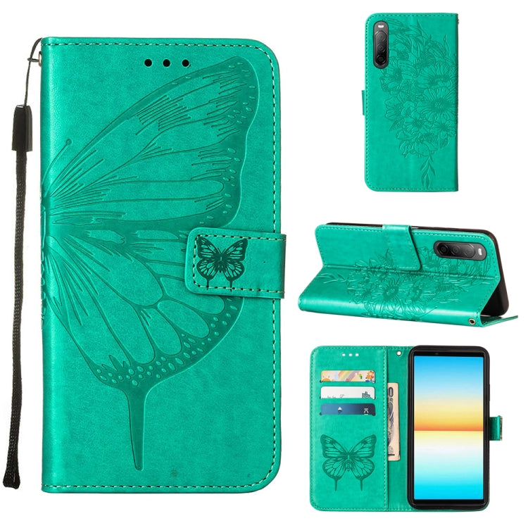 Embossed Butterfly Leather Phone Case, For OPPO Reno7 4G/F21 Pro, For Sony Xperia 1 IV, For Sony Xperia 10 IV
