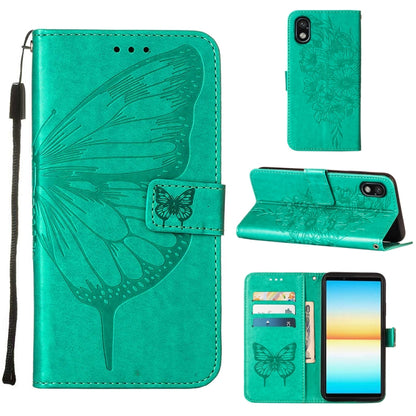 Embossed Butterfly Leather Phone Case, Series 4