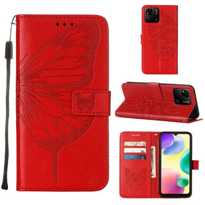 Embossed Butterfly Leather Phone Case, Series 3