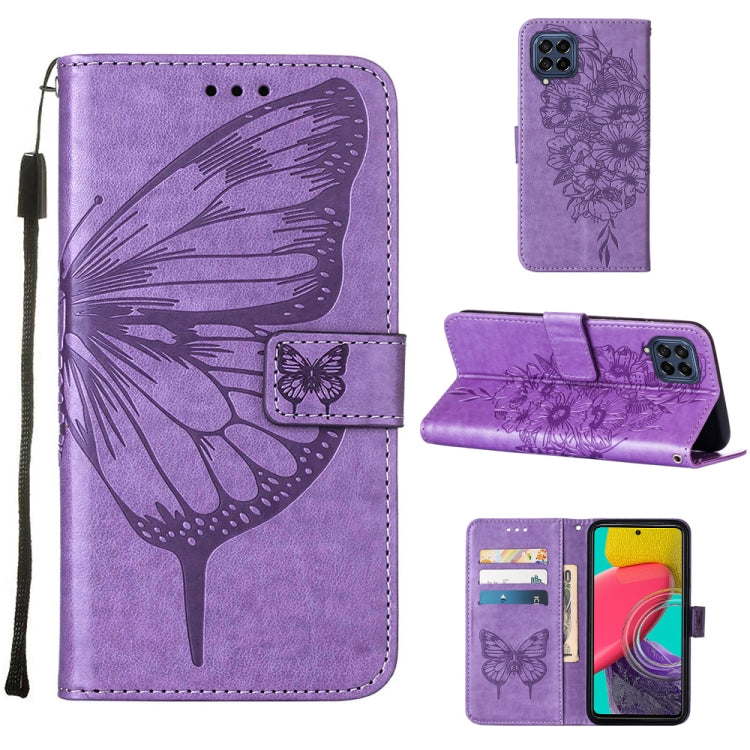 Embossed Butterfly Leather Phone Case, For Sony Xperia ACE III, For Xiaomi Redmi 10A, For Samsung Galaxy M33 5G