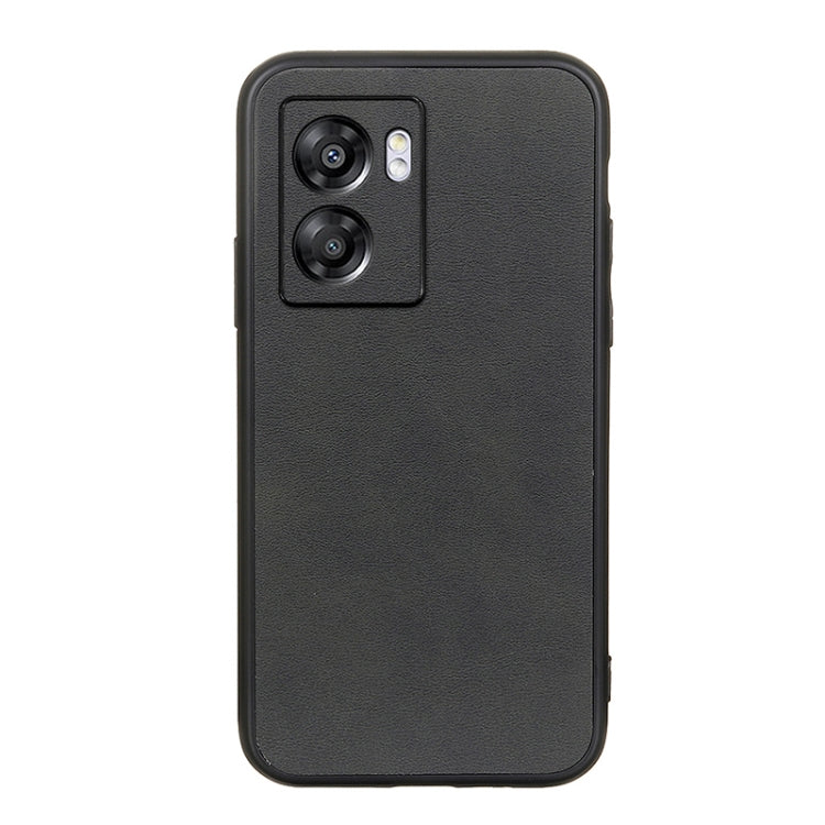 Accurate Hole Two-color Calf Texture PU Phone Case