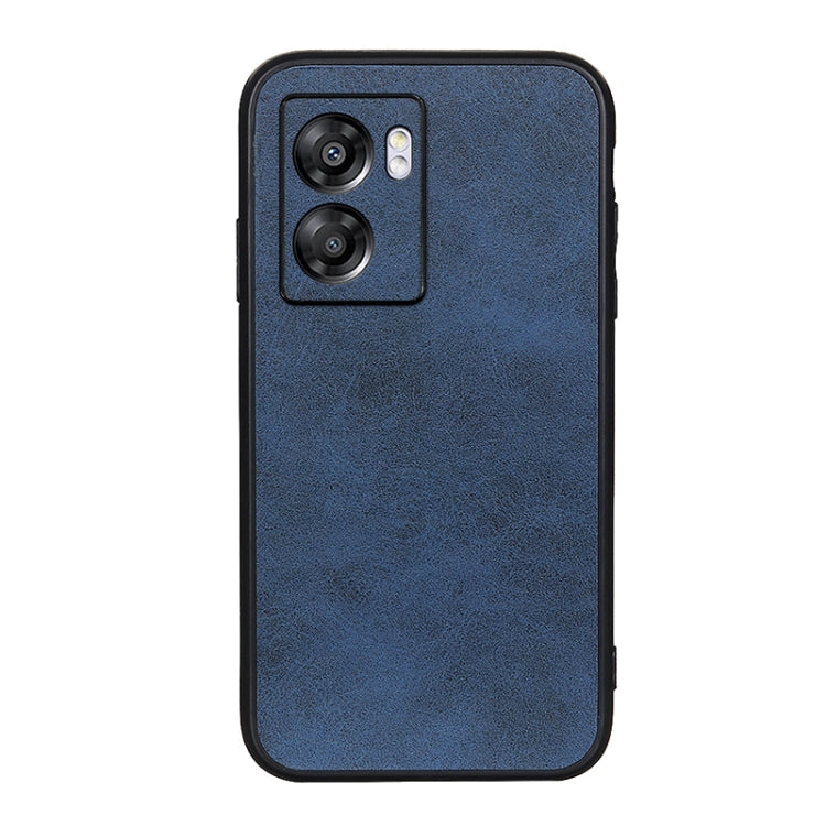 Accurate Hole Two-color Calf Texture PU Phone Case, For OPPO A57 5G, For OPPO K10 5G, For OPPO K10 Pro 5G, For OPPO Realme 9 Pro