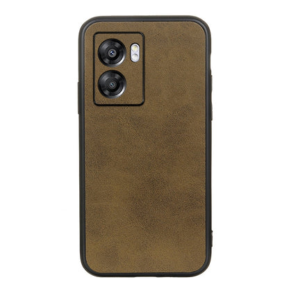 Accurate Hole Two-color Calf Texture PU Phone Case, For OPPO A57 5G, For OPPO K10 5G, For OPPO K10 Pro 5G, For OPPO Realme 9 Pro