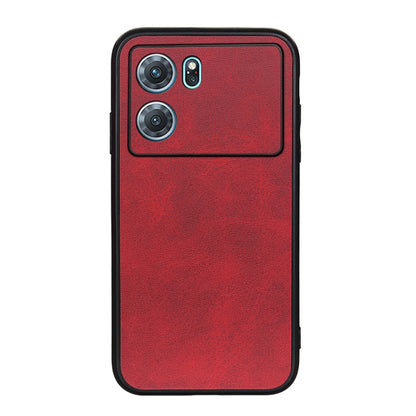 Accurate Hole Two-color Calf Texture PU Phone Case