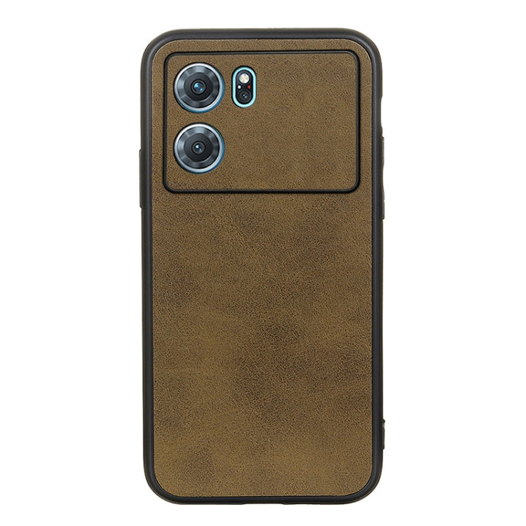 Accurate Hole Two-color Calf Texture PU Phone Case