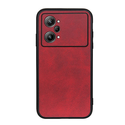 Accurate Hole Two-color Calf Texture PU Phone Case, For OPPO A57 5G, For OPPO K10 5G, For OPPO K10 Pro 5G, For OPPO Realme 9 Pro
