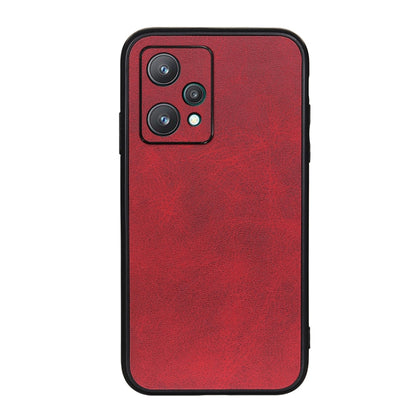 Accurate Hole Two-color Calf Texture PU Phone Case