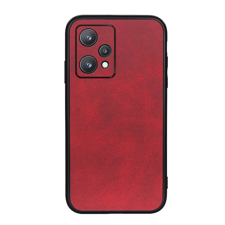 Accurate Hole Two-color Calf Texture PU Phone Case, For OPPO A57 5G, For OPPO K10 5G, For OPPO K10 Pro 5G, For OPPO Realme 9 Pro