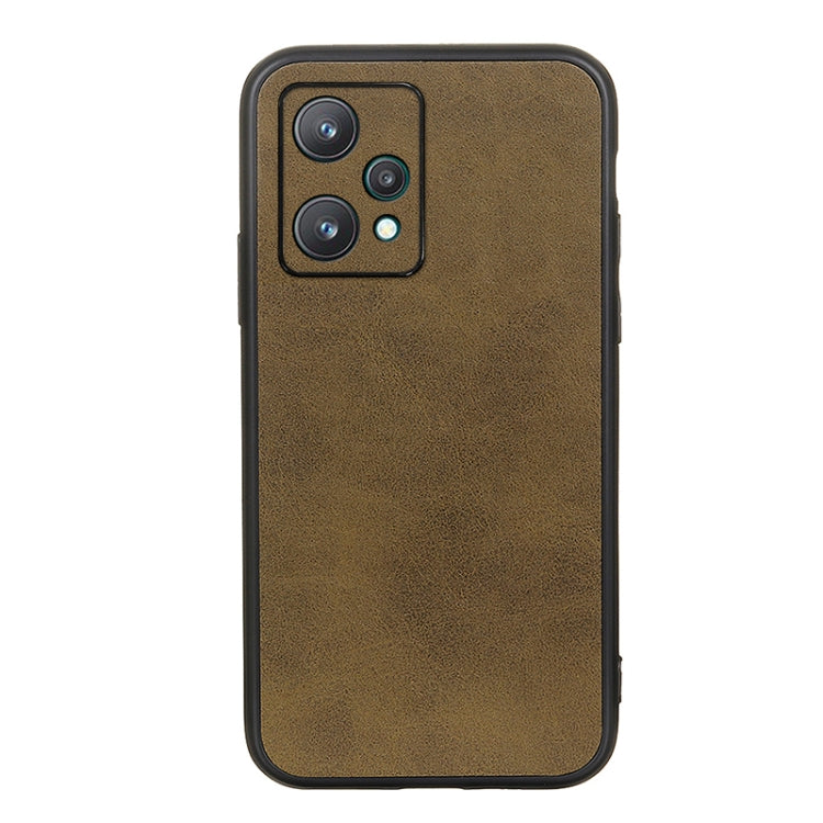 Accurate Hole Two-color Calf Texture PU Phone Case