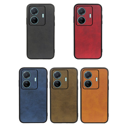 Accurate Hole Two-color Calf Texture PU Phone Case, For vivo S15e, For OnePlus Ace Accurate Hole