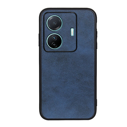 Accurate Hole Two-color Calf Texture PU Phone Case