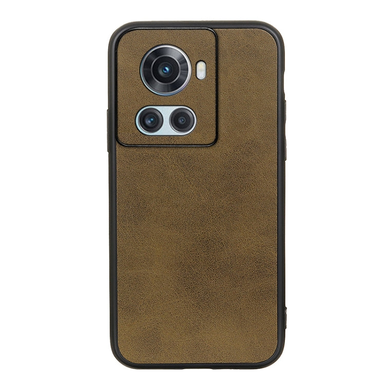 Accurate Hole Two-color Calf Texture PU Phone Case