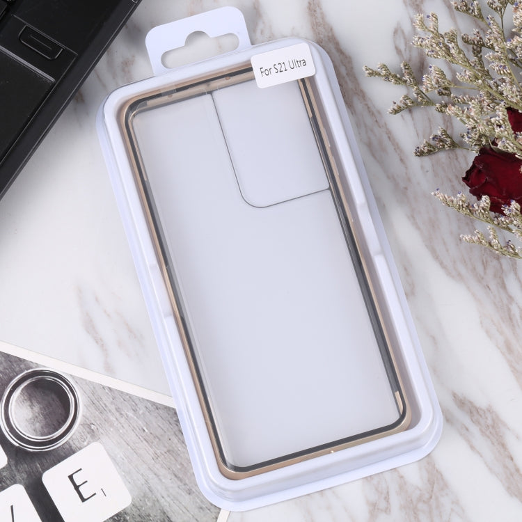 HD Magnetic Metal Tempered Glass Phone Case