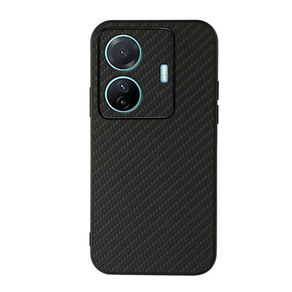 Accurate Hole Carbon Fiber Texture PU Phone Case