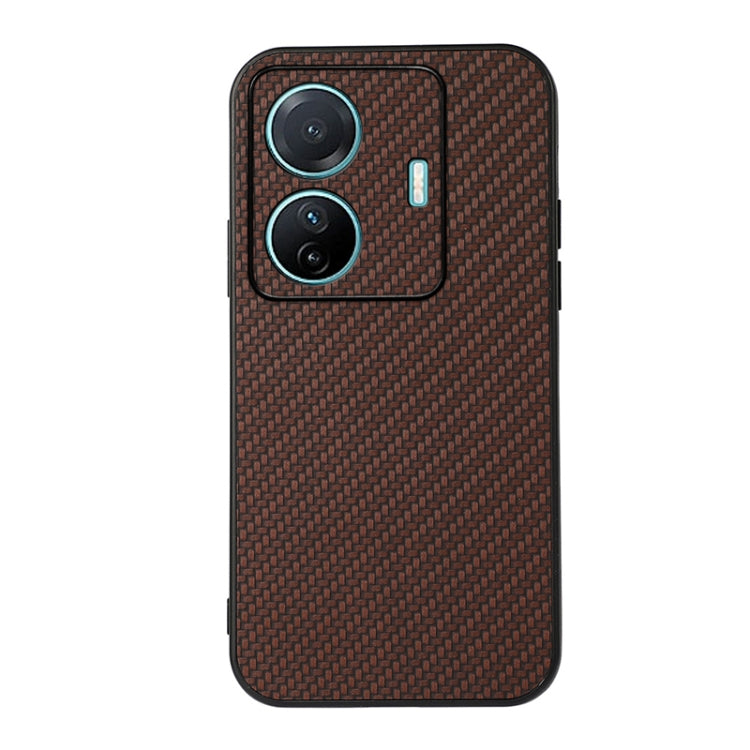 Accurate Hole Carbon Fiber Texture PU Phone Case