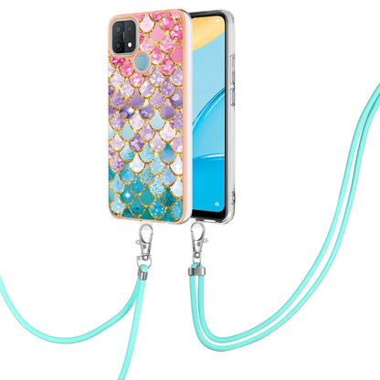 Electroplating IMD TPU Phone Case with Lanyard, For OPPO A15 / A15s, For OPPO A53s 5G / A55 5G, For OPPO A74 5G / A93 5G, For OPPO A94 5G / A95 5G