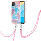 Electroplating IMD TPU Phone Case with Lanyard, For OPPO A15 / A15s, For OPPO A53s 5G / A55 5G, For OPPO A74 5G / A93 5G, For OPPO A94 5G / A95 5G
