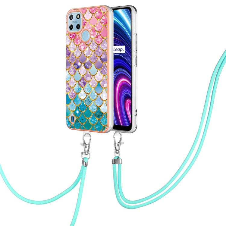 Electroplating IMD TPU Phone Case with Lanyard, For OPPO Realme C21Y / C25Y, For OnePlus N20 5G, For Nokia G20 / G10, For Nokia G21 / G11