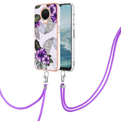 Electroplating IMD TPU Phone Case with Lanyard, For OPPO Realme C21Y / C25Y, For OnePlus N20 5G, For Nokia G20 / G10, For Nokia G21 / G11