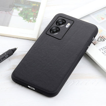 Accurate Hole Lambskin Texture Genuine Leather Phone Case, For OPPO A57 5G, For OPPO K10 5G, For OPPO K10 Pro 5G, For OPPO Realme 9 Pro, For vivo S15e, For OnePlus Ace