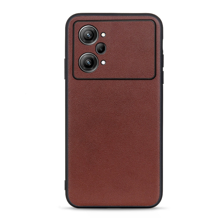 Accurate Hole Lambskin Texture Genuine Leather Phone Case