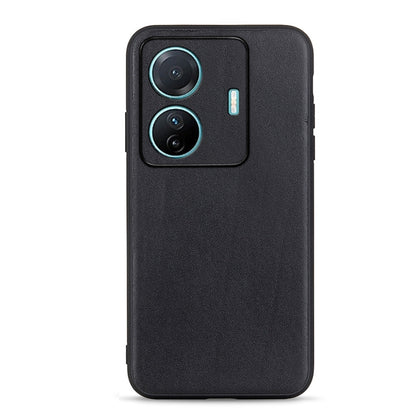 Accurate Hole Lambskin Texture Genuine Leather Phone Case, For OPPO A57 5G, For OPPO K10 5G, For OPPO K10 Pro 5G, For OPPO Realme 9 Pro, For vivo S15e, For OnePlus Ace
