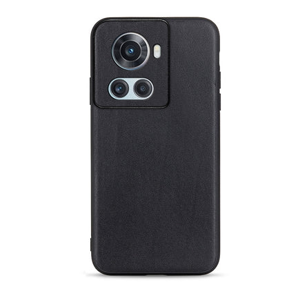 Accurate Hole Lambskin Texture Genuine Leather Phone Case, For OPPO A57 5G, For OPPO K10 5G, For OPPO K10 Pro 5G, For OPPO Realme 9 Pro, For vivo S15e, For OnePlus Ace