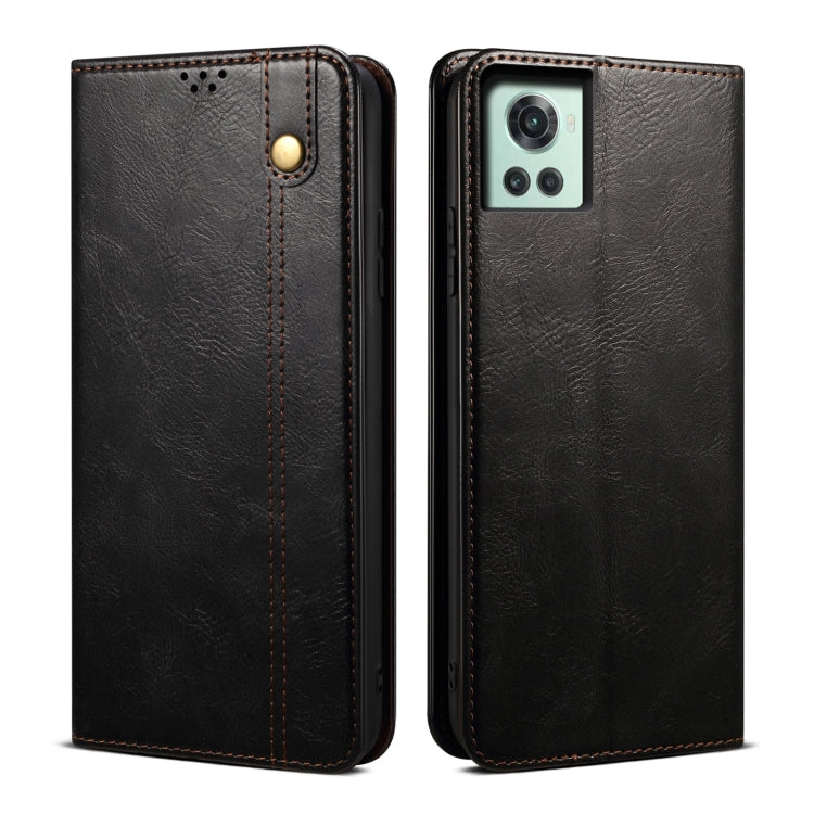 Oil Wax Crazy Horse Texture Leather Phone Case