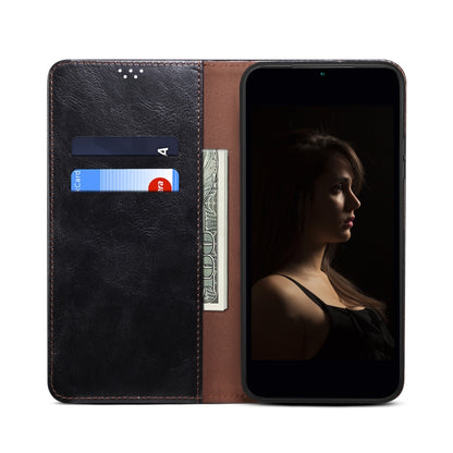 Oil Wax Crazy Horse Texture Leather Phone Case