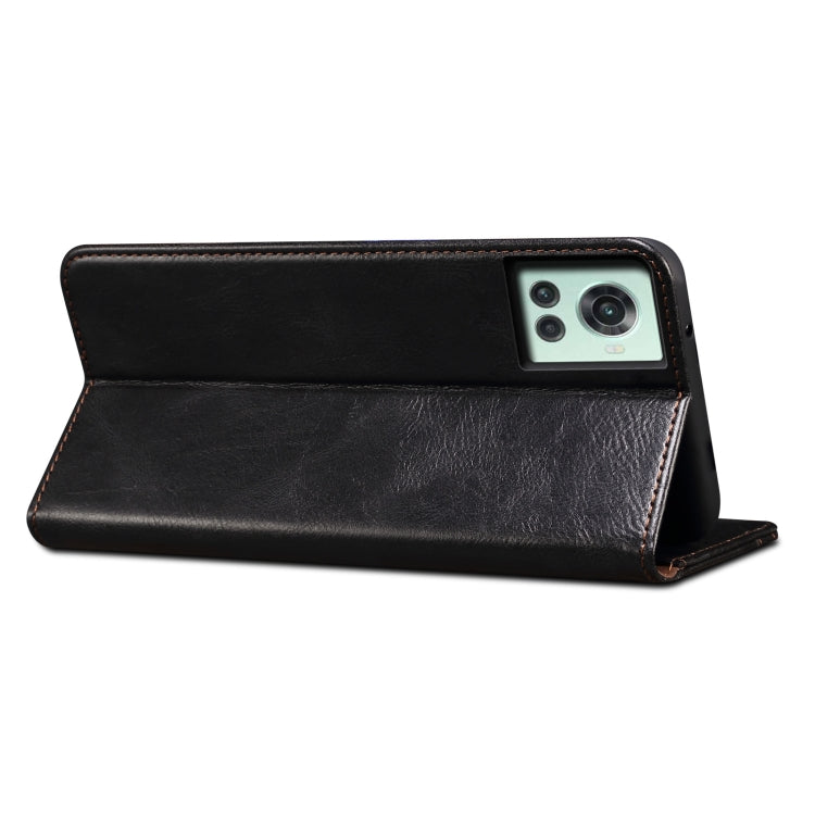 Oil Wax Crazy Horse Texture Leather Phone Case