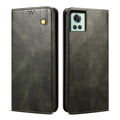 Oil Wax Crazy Horse Texture Leather Phone Case