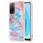 Electroplating IMD TPU Phone Case with Ring, For OPPO A15 / A15s, For OPPO A53s 5G / A55 5G, For OPPO A74 5G / A93 5G, For OPPO A94 5G / A95 5G