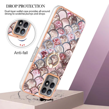 Electroplating IMD TPU Phone Case with Ring, For OPPO Realme 8i, For OPPO Realme 9 Pro+ 5G, For OPPO Realme 9 Pro 5G, For OPPO Realme 9i / A36 / A96 4G